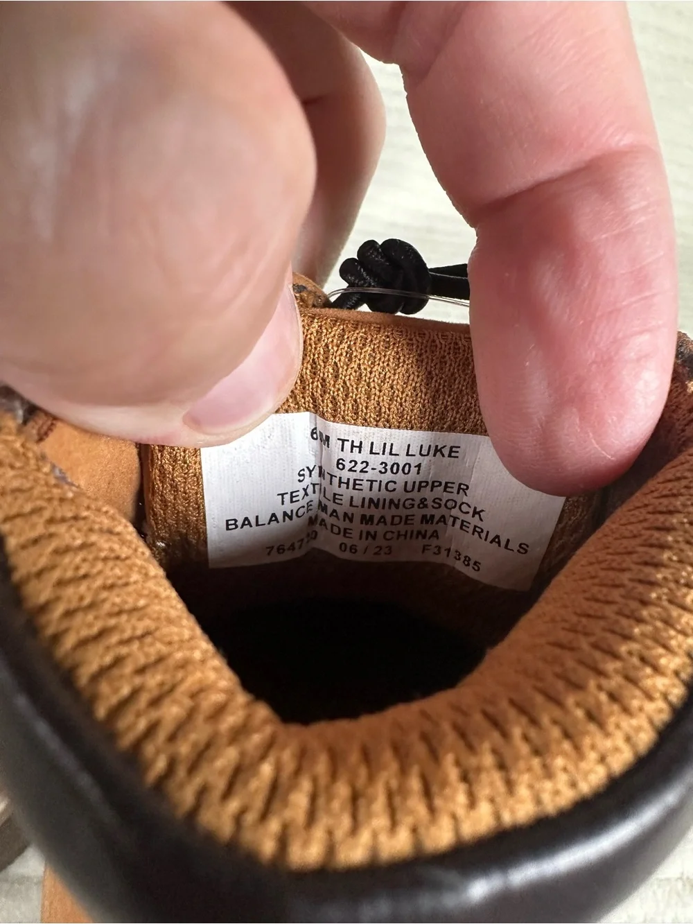 Thereabouts Toddler Boys Lil Luke Wheat Hiking Boots NWT Size 6 Toddler
